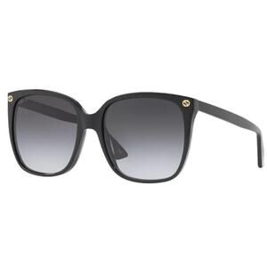 Gucci Black Gold Gradient Oversized Sunglasses GGO022S